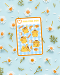 Pom Pom Dog Sticker Sheet
