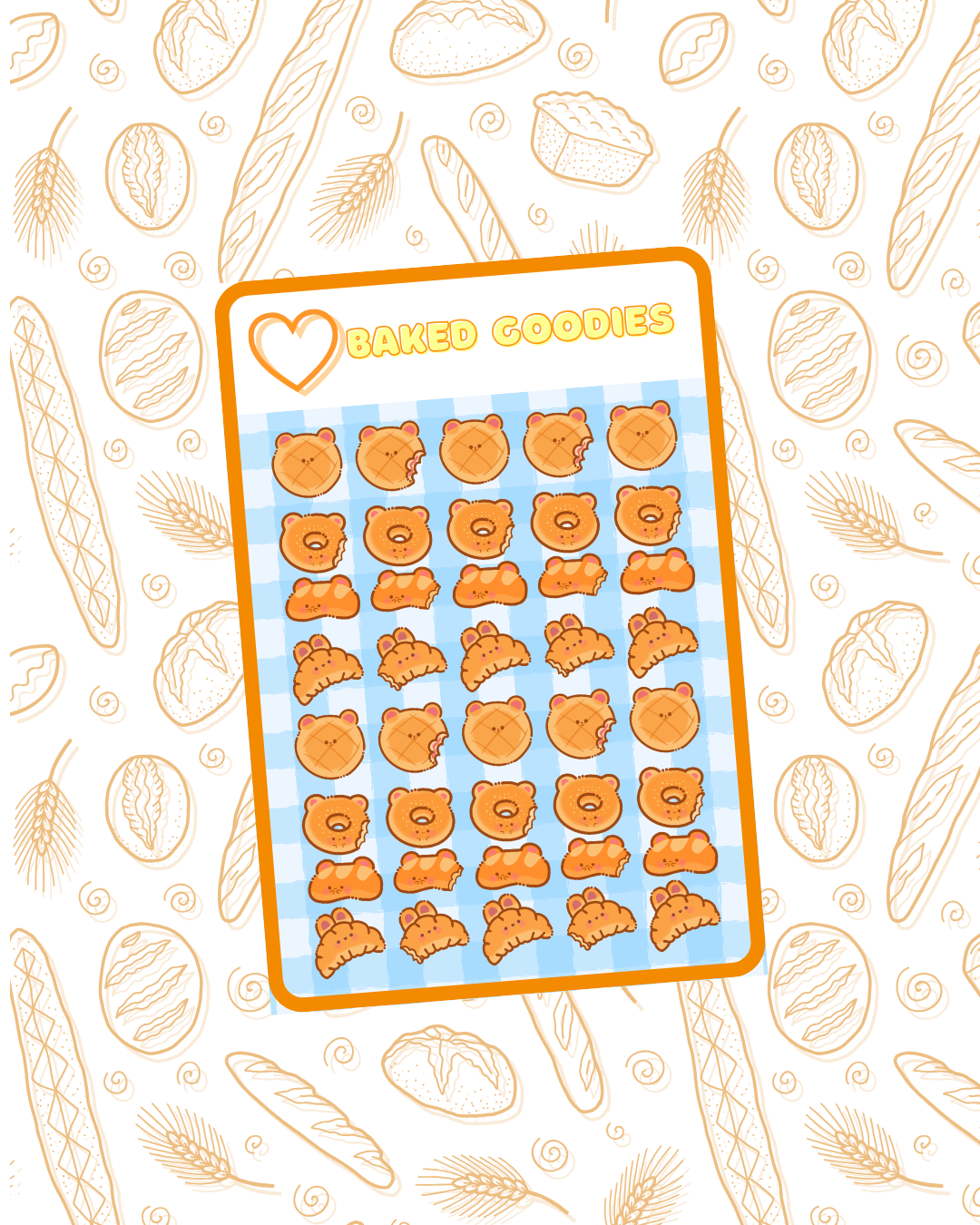 Bread Basket Sticker Sheet